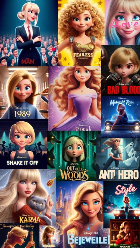 #disney #taylorswift #animatedshuffle Taylor Swift Disney, Best Teen Movies, Taylor Swift Albums, Taylor Swift Birthday Party Ideas, Good Animated Movies, Taylor Swift Images, Disney Princess Cartoons, Taylor Swift Party, Taylor Swift Birthday