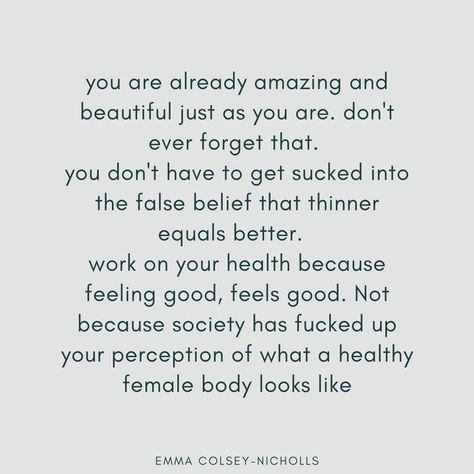 Body positive quotes and reminders. You are already pretty awesome!! See the full article by clicking the link if you are struggling with your body right now. Weight Quotes, Trying Your Best, Body Positive Quotes, I Feel You, Not Happy, Body Positive, Believe Me, Happy Healthy, Nutrition Tips