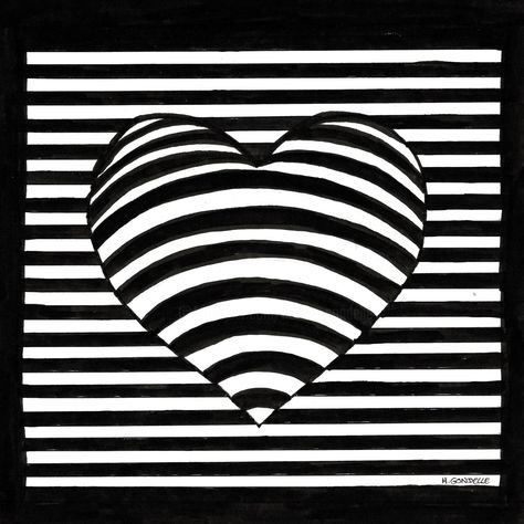 Image Illusion, Op Art Lessons, Opt Art, Optical Illusion Drawing, Illusion Drawings, Geometric Design Art, Kids Art Class, Optical Art, Optical Illusions Art