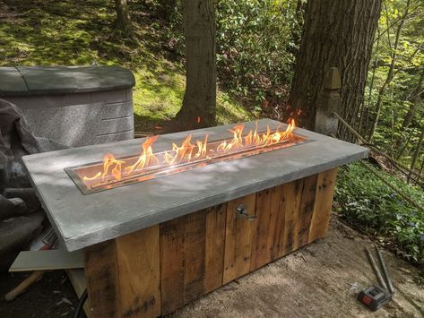 Diy Gas Fire Pit, Fire Pit Insert, Outdoor Torches, Custom Backyard, Outdoor Fire Pit Table, Fire Pit Ring, Fire Pit Kit, Diy Outdoor Table, Wood Fire Pit