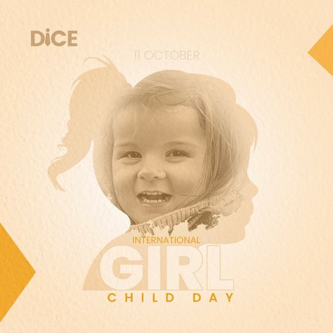 International Girl Child Day Creatives, National Girl Child Day Creative Poster, National Girl Child Day Creative Ads, International Day Of The Girl Child, Girl Child Day Poster, International Girl Child Day, World Happiness Day, National Girl Child Day, Girl Child Day