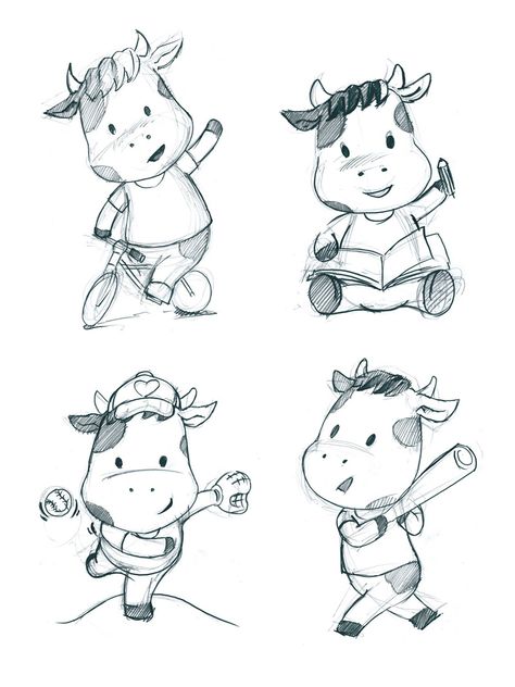 kuang-chuan milk - kuang-chuan Calf Mascots on Behance Cow Character Illustration, Cow Illustration Design, Cow Character Design, Calf Illustration, Cow Cartoon Drawing, Cow Digital Art, Cow Character, Cow Sketch, Cow Mascot