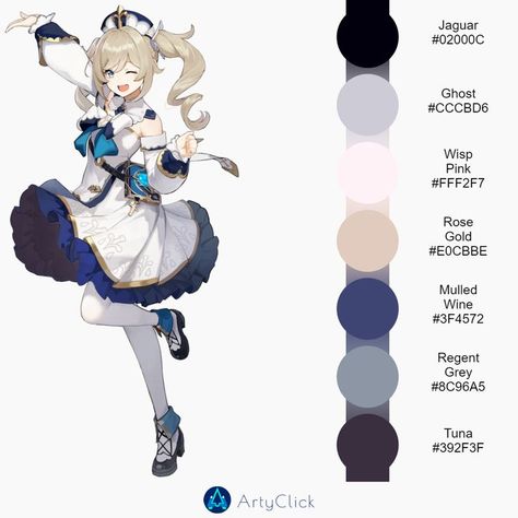 Lumine Color Pallete, Albedo Color Palette, Genshin Color Palette, Color Palette Quiz, Genshin Impact Character Design, Character Color Palette, Skin Tone Chart, Genshin Impact Reference, Genshin Reference