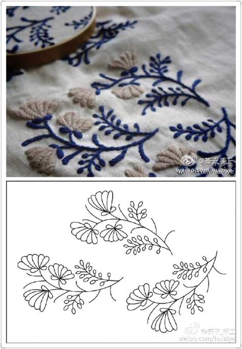 Embroidery Repeating Patterns, Nordic Embroidery Patterns, Scandinavian Embroidery Pattern, Botanical Embroidery Pattern Free, Embroidery Flowers Pattern Templates Floral Design, Basic Embroidery Designs, French Embroidery Patterns, Nordic Embroidery, Victorian Embroidery