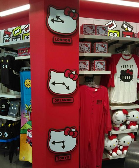 Hello Kitty store at Universal Studios Florida Hello Kitty Universal Studios, Hello Kitty Cafe Las Vegas, Universal Studios Japan Demon Slayer, Las Vegas Hello Kitty Cafe, Universal Studios Hello Kitty Store, Hello Kitty Store, Universal Hollywood, Universal Studios Florida, Hello Kitty