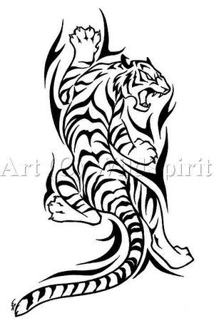 Tiger Tattoo Designs, White Tiger Tattoo, Celtic Tiger, Tiger Head Tattoo, Tiger Tattoo Design, Tiger Drawing, Flame Tattoos, Celtic Tattoo, Animal Stencil