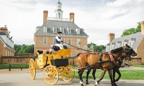 Williamsburg Colonial, Kid Friendly Vacations, Carriage Ride, Living History Museum, Williamsburg Virginia, Historical Reenactment, Colonial America, Colonial Williamsburg, Road Trip Itinerary