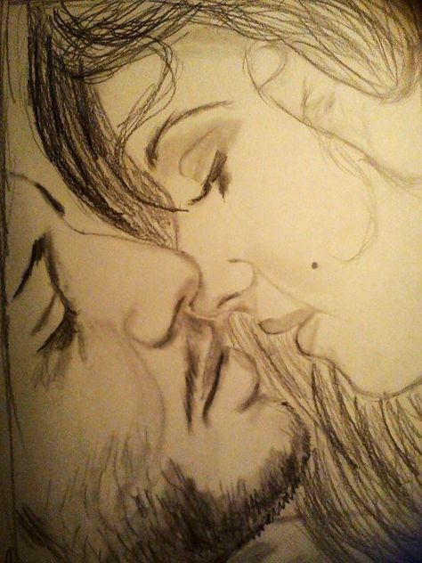 Alexander Art Pencil Drawings Of Love, Desenhos Love, Romantic Drawing, Couple Sketch, Cool Pencil Drawings, Drawing Faces, Romance Art, Beauty Art Drawings, Cute Couple Art