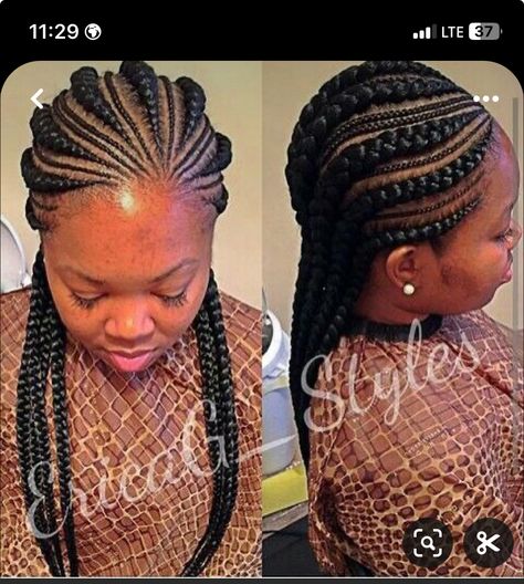 African Hair Braiding Styles Cornrows Natural Updo, Cornrow Styles For Natural Hair, Ghana Braid Styles, Cornrow Hairstyle, Ghana Braids Hairstyles, Latest Hair Braids, Lemonade Braids Hairstyles, Cornrows Braids For Black Women, Cabello Afro Natural