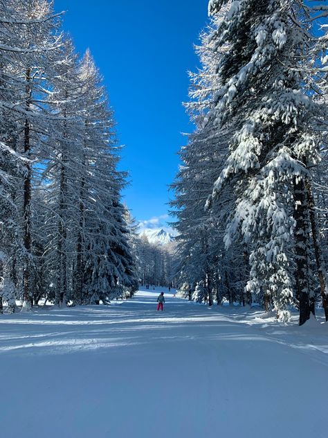 station ski piste neige paysage