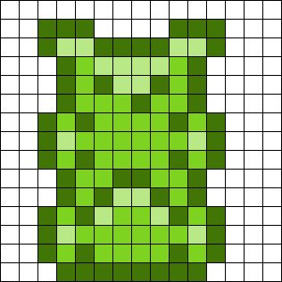 Perler Gummy Bear, Candy Perler Bead Patterns, Pixel Art Gummy Bear, Gummy Bear Perler Beads, Kandi Perler, Bead Templates, Bead Animals, Kandi Cuffs, Hamma Beads Ideas