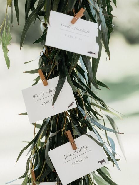 Green Wedding Theme Ideas, Bay Leaf Garland, Wedding Place Card Ideas, Wedding Place Cards Rustic, Green Wedding Theme, Place Card Ideas, Woodland Theme Wedding, Custom Wedding Shoes, Wedding Theme Ideas