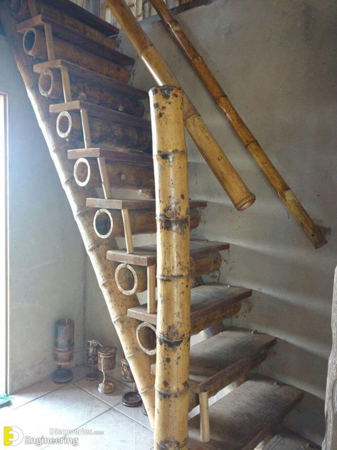 What Are The Advantages And Disadvantages Of Bamboo In Construction - Engineering Discoveries Bamboo Stairs, Bamboo Furniture Diy, Box Architecture, Bamboo Roof, Bamboo Diy, Bamboo Building, Types Of Timber, Bamboo House Design, Bamboo Structure