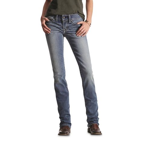 Ariat Women's R.E.A.L. Straight Icon Jeans - 707160, Jeans, Pants & Shorts at Sportsman's Guide Fashion Over 70, Older Women Fashion, Real Women, Casual Jeans, Manolo Blahnik, Stretch Denim, Straight Leg Jeans, Mary Janes, Leg Jeans