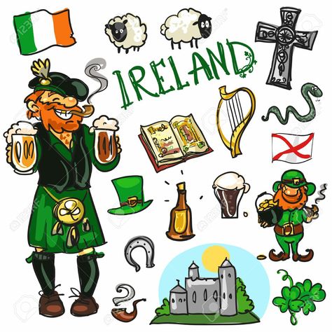 Ireland Stickers, Patrick Drawing, Celtic Dance, Travelling Tips, Travel Journal Scrapbook, Activity Director, Journal Travel, Get My Life Together, Irish Pub