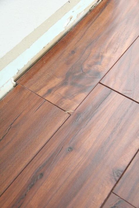 Laying Hardwood Floors, Laying Laminate Flooring, Real Hardwood Floors, Installing Hardwood Floors, Real Wood Floors, Wood Floors Wide Plank, Wood Laminate Flooring, Wide Plank Flooring, Green Door