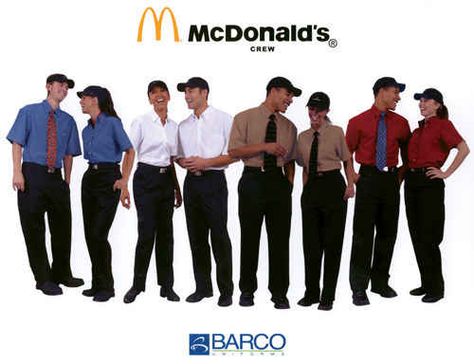 Manager Uniform, Mcdonalds Employee, Chris Mccandless, Working At Mcdonalds, Employee Uniform, Work Clothes, Dress Code, Dress Codes, The Secret