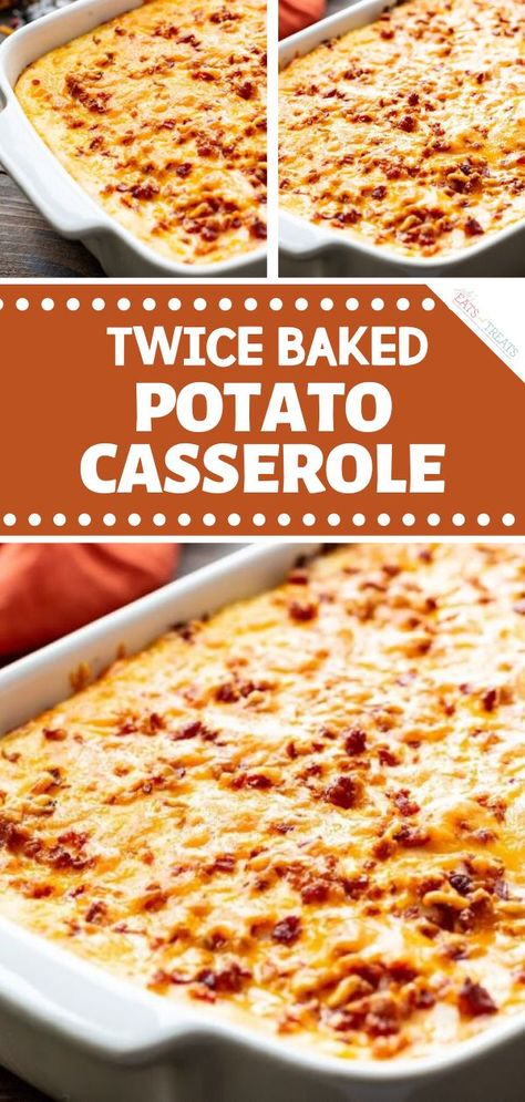 Twice Baked Potato Casserole, Twice Baked Potato, Twice Baked Potatoes Casserole, Easter Side Dishes, Easter Appetizers, Easter Dishes, Baked Potato Casserole, Easter Lunch, Potato Toppings