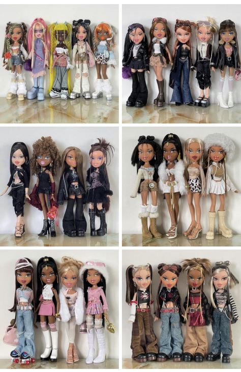 Beats Doll Outfits, Brats Outfit Aesthetic, Bratz Doll Halloween Costume Diy, Bratz Sasha Outfit, Bratz Cloe Outfit, Cloe Bratz Outfits, Bratz Dolls Outfits 2000s, Bratz Fashion Inspiration, Bratz Lookbook