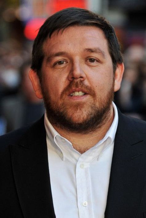 Nick Frost ♈️ Attack The Block, Paige Knight, Chicken Cucumber, Celeb Hairstyles, Sun In Aries, Celeb Quotes, Nick Frost, Jack Lowden, Makeup Celebrity