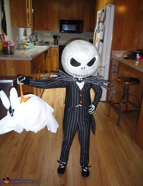 Jack Skellington - Jack the Pumpkin King Costume - Halloween Costume Contest via @costume_works Jack The Pumpkin King Costume, Pumpkin King Costume, Nightmare Before Christmas Costume, Jack Skellington Costume, Jack The Pumpkin King, Halloween Costumes 2016, The Pumpkin King, King Costume, Sally Nightmare Before Christmas