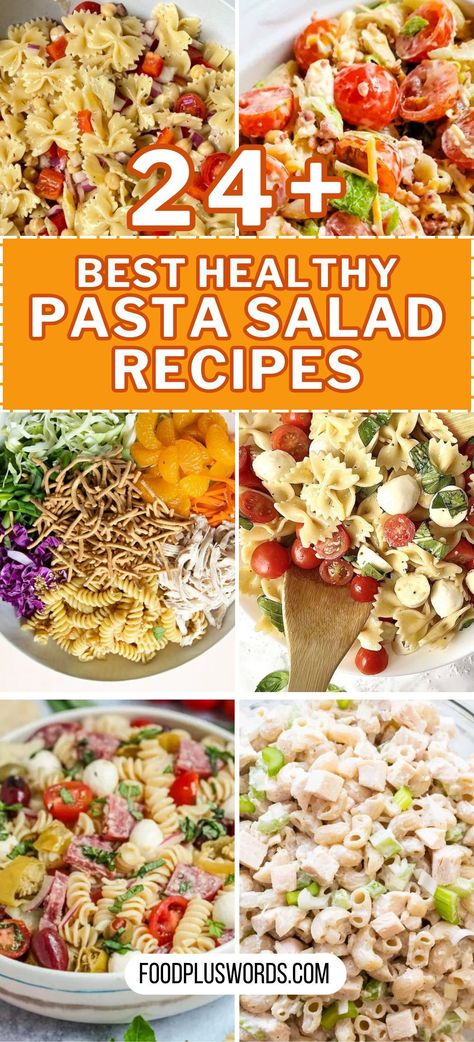 Find 25 simple and nutritious pasta salad recipes. Whether you prefer a cold dish or one with zesty Italian dressing, these recipes suit quick meals, dinner parties, or easy meal prep. Enjoy straightforward and tasty pasta salads that cater to various occasions, adding simplicity and flavor to your dining experience. 4 Ingredient Pasta Salad, Clean Eating Pasta Salad, Pasta Salad Dinner Recipes, Pasta Salad Dinner, Salad Dinner Recipes, Artichoke Pasta Salad, Macaroni Salads, Pasta Salad Salmon, Cavatelli Pasta