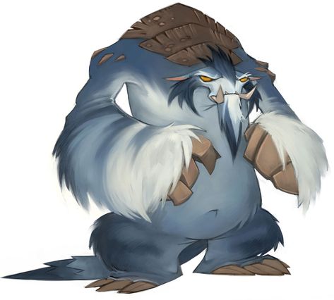 Yeti Character Design, Beast Creature, Monster Illustration, Cartoon Monsters, Concept Art Character, Fantasy Monster, Creature Feature, Monster Design, Creature Concept Art