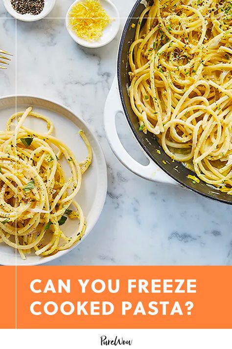 Can You Freeze Pasta, Freezing Pasta, Freezing Cooked Pasta, Rigatoni Pasta Recipes, Cooked Pasta Recipes, Frozen Pasta, Dinner Pasta, Favorite Pasta Recipes, Cooked Pasta