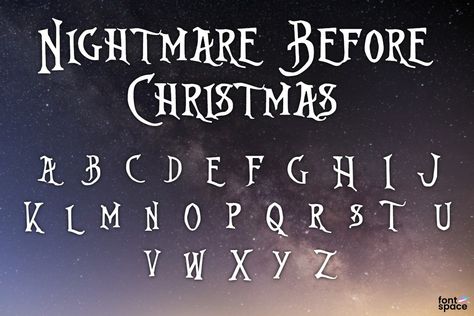 Free download of Nightmare Before Christmas Font. Released in 2002 by Filmfonts and licensed for personal-use only Nightmare Before Christmas Font, Halloween Fonts Alphabet, Christmas Fonts Alphabet, Canva Christmas, Alphabet Christmas, Fonts Cricut, Fonts Canva, Fonts Cursive, Christmas Fonts Free