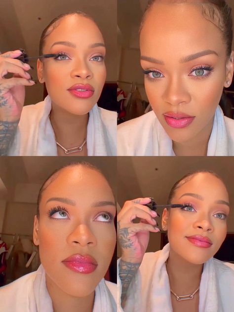 Rihanna Makeup, Mode Rihanna, Rihanna Looks, Rihanna Riri, Baddie Hairstyles, Makeup Goals, Beauty Style, Fenty Beauty, Gorgeous Makeup