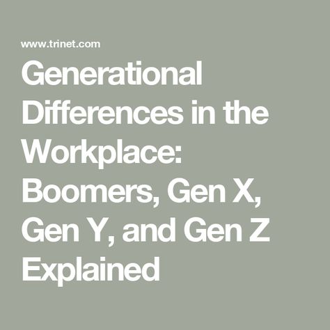 Generational Differences in the Workplace: Boomers, Gen X, Gen Y, and Gen Z Explained Gen X Aesthetic, Gen X Humor, Social Media Explained, Generations In The Workplace, Generational Differences, Multiple Income, Generation Gap, Negative Traits, How To Motivate Employees