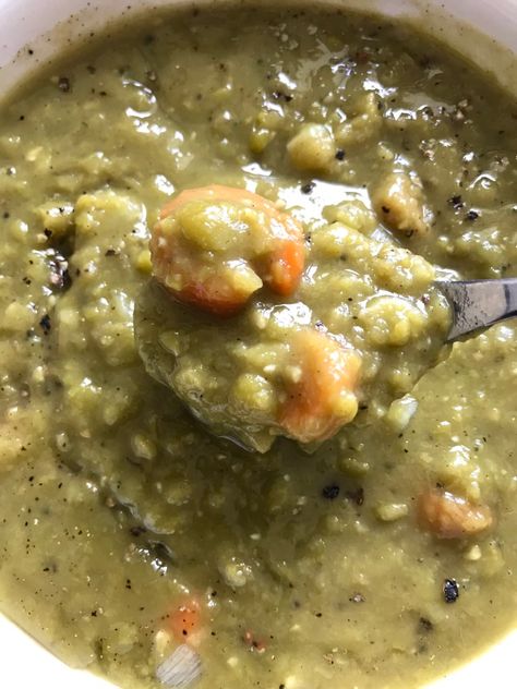 Recipe For Pea Soup, Canning Peas, Canning Tomato Soup, Pressure Canner Recipes, Split Pea And Ham Soup, Split Pea Soup Recipe, Weck Jars, Pea And Ham Soup, Canned Ham