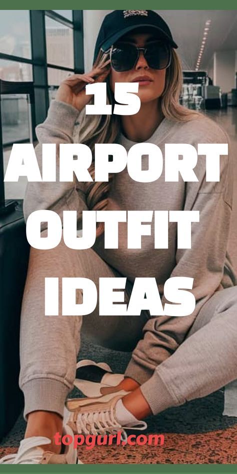 Jet-set in style! ✈️✨ Discover 15 chic and comfy airport outfit ideas for the fashionable flyer. Ready to travel in ultimate comfort and style? Click to explore more! 👗🌍 #TravelFashion #AirportStyle #FashionableFlyer Cute Airport Outfit Summer, Comfy Cute Airport Outfit, Comfortable Airport Outfit, Cute Airport Outfit, Matching Loungewear Set, Airport Outfit Ideas, Casual Travel Outfit, Comfy Airport Outfit, Comfortable Travel Outfit