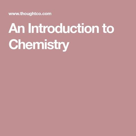 An Introduction to Chemistry Chemistry Basics, Teacher Board, Lino Printing, Teacher Boards, Lectures Notes, Study Guides, Eyeshadow Palettes, Lino Print, Beginners Guide