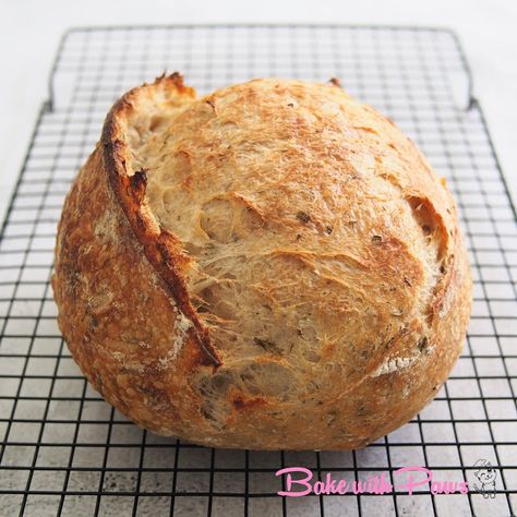 Herb Sourdough Bread Recipe, Herbed Sourdough Bread, Italian Herb Sourdough Bread, Sourdough Herb Bread, Herb Sourdough Bread, Making Sourdough Bread, Protein Bread, Herb Bread, No Rise Bread