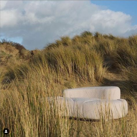 This takes a sofa and places it in a random place making it very surreal and thought provoking. This cloud like sofa is from Fred Rigby Studio. Were loving the idea of putting furniture in random places to get a reaction! #sofa #furniture #surreal #outdoor #surrealism #interior #interiordesign #equationdesignstudio #minimal #minimaldesign #mindfulliving Surrealism Interior, Surreal Minimalism, Product Rendering, Random Places, Surreal Scenes, Place Making, Outdoor Mirror, Outdoor Photoshoot, Beauty Sleep