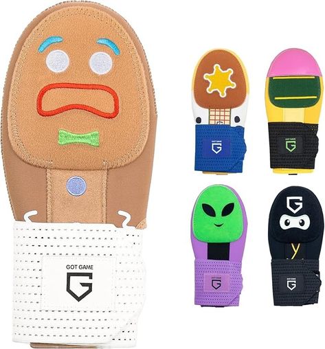 Amazon.com : Got Game Baseball Sliding Mitt - Youth and Adult Sizes - Drippy Drip Accessory Gingerbread Man, Ice Cream, Alien, Ninja, Pencil, Cowboy : Sports & Outdoors Baseball Sliding, Got Game, Gingerbread Man, Christmas Birthday, Gingerbread, Cowboy, Ice Cream, Pencil, Baseball