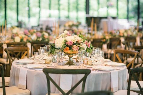 La Tavola Fine Linen Rental: Topaz Fog with Topaz Ivory Napkins and Chair Cushions | Photography: Parker J Photography, Event Planning: Asheville Event Co, Florals: Floressence Flowers, Rentals: Classic Event Rental, Venue: Old Edwards Inn and Spa Cushions Photography, Ivory Napkins, Golf Resort Wedding, Gatsby Inspired Wedding, Old Edwards Inn, Charleston Wedding Venues, Wedding In The Mountains, William Aiken House, Middleton Place