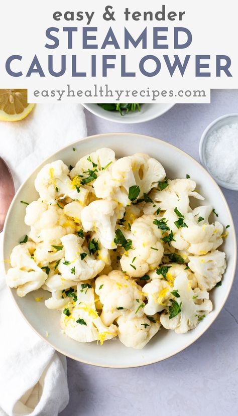 Cauliflower Steamed Recipes, Steamed Broccoli And Cauliflower Recipes, Steamed Cauliflower Recipes, Cauliflower Recipes Easy, Steamed Broccoli And Cauliflower, Steam Vegetables Recipes, Steamed Recipes, Steam Vegetables, Low Calorie Low Carb