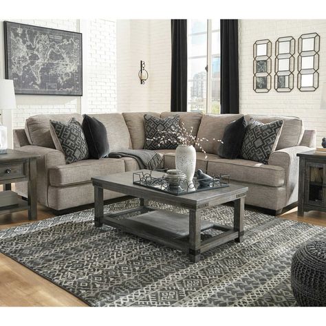 Cozy Modern Farmhouse, Furniture Market, 3 Piece Sectional, Living Room Collections, Décor Boho, Living Room Set, L Shaped Sofa, Corner Sectional, City Furniture