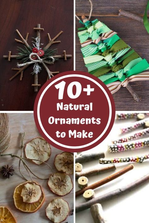 Christmas Crafts With Kids, Simple Christmas Crafts For Kids, Simple Christmas Crafts, Natural Christmas Ornaments, Free Christmas Crafts, Crafts With Kids, Ornaments Diy Kids, Fruit Sticks, Natural Ornaments