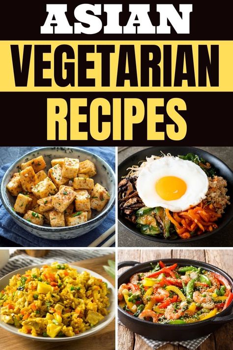 With this list of 50 Asian vegetarian recipes, you'll never miss the meat! From breakfast to delicious dinner recipes to tempting desserts, this roundup has it all. Vegetarian Asian Recipes, Vegetarian Asian, Asian Vegetarian Recipes, Vegetarian Ideas, Homemade Chinese, Homemade Chinese Food, Japanese Dinner, Asian Slaw, Meatless Dinner