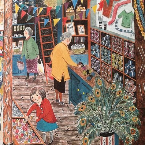 Emily Sutton Illustration, Surprise Drawing, Button Illustration, Phoebe Wahl, Emily Sutton, Mark Hearld, Doodle Wall, Museum Of Childhood, Modern Folk Art