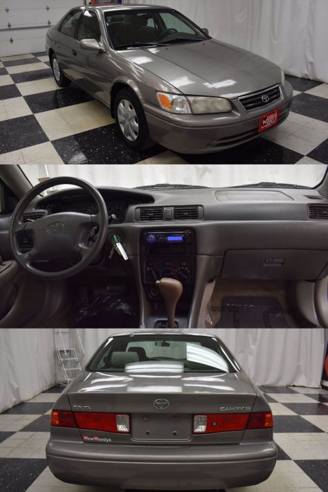 For the most accurate prices and vehicle information go to www.wowwoodys.com. 30 MPG! Check out this 2001 Toyota Camry LE equipped with an FWD 2.2L I4 engine. Top options include 30 MPG, CD Stereo, Cruise Control, Air conditioning, VALUE PKG 3 & so much more.  Want a custom video? Just text your name and the stock number to 660-247-5319 This vehicle's stock is 01MP15-1002 2001 Toyota Camry, Camry 2001, Camry Toyota, Toyota Camry Hybrid, Toyota Camry Le, Tokyo Drift Cars, Car Tattoos, Chevy Express, Car Artwork