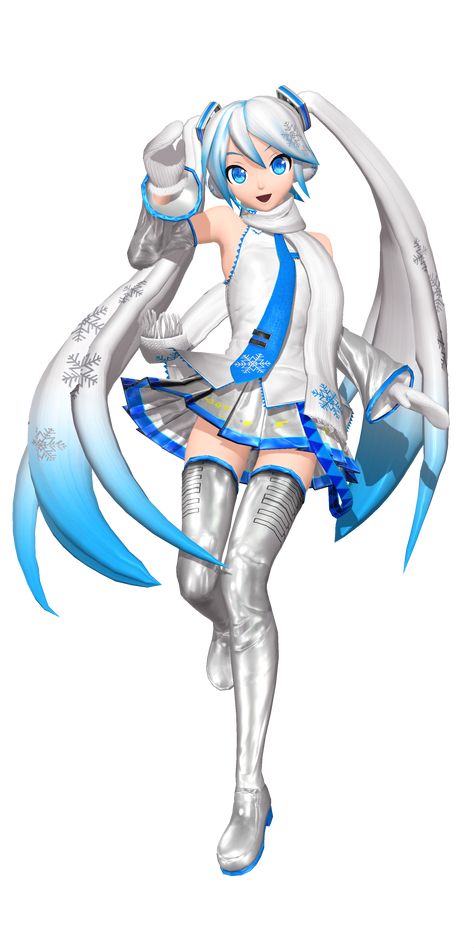 Dreamy Theater Extend: Snow Miku 2011 by Tuni-kun on DeviantArt Hatsune Miku Costume, Hatsune Miku Outfits, Snow Miku, Miku Hatsune Vocaloid, Shugo Chara, Art Poses, Anime Figures, Hatsune Miku, Character Design Inspiration