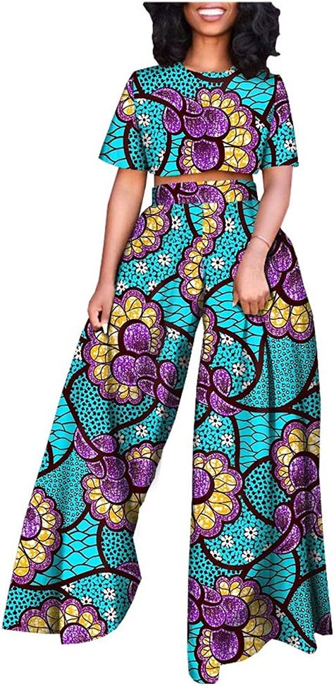 African Suits For Women, African Pants Suit, Dashiki Clothing, African Suits, Ankara Pants, Tracksuit Outfits, African Pants, Dashiki Outfit, Crop Top And Pants