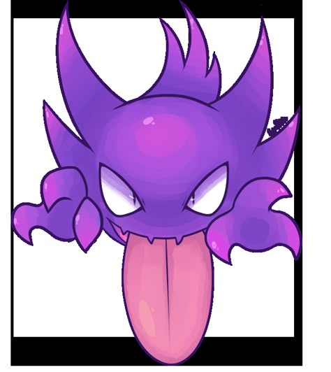 Skz Pokemon, Haunter Tattoo, Hunter Pokemon, Haunter Pokemon, Cute Gengar, Pokemon Icon, Ghost Pokemon, Ghost Type, Art Geek