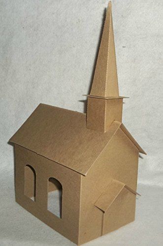 Cute And Celebratory Cardboard Christmas Crafts - Bored Art House Template, Christmas Village Houses, Glitter Houses, Cardboard House, Putz Houses, Cardboard Art, Christmas Villages, Diy Cardboard, Paper Houses