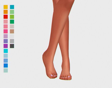 Sims 4 Cc Toenails, Sims Nails, Toe Nail Polish, Sims 4 Nails, Sims 4 Cc Shoes, Lush Products, Sims 4 Body Mods, Beach Bungalow, Sims 4 Mm