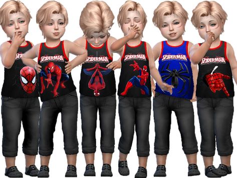 6 Spiderman tops Found in TSR Category 'Sims 4 Male Toddler' Sims 4 Spiderman Cc, Spiderman Jacket, Boy Jeans Outfit, Toddler Cc Sims 4, Gwen Spiderman, Sims 4 Toddler Clothes, Spiderman Outfit, Sims 4 Piercings, Sims 4 Blog